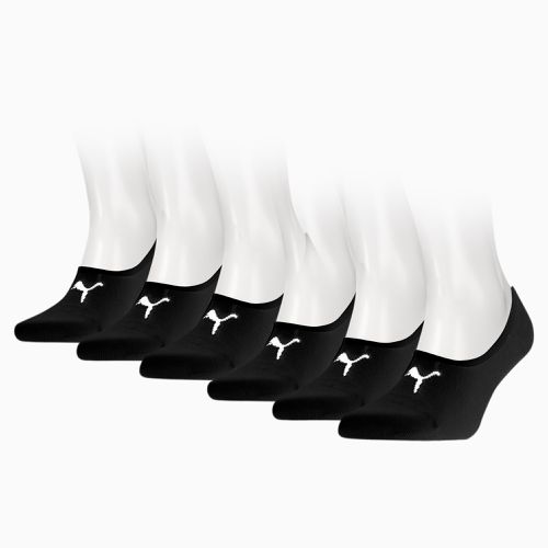 Lot de 6 paires de chaussettes invisibles unisexes , Noir - PUMA - Modalova