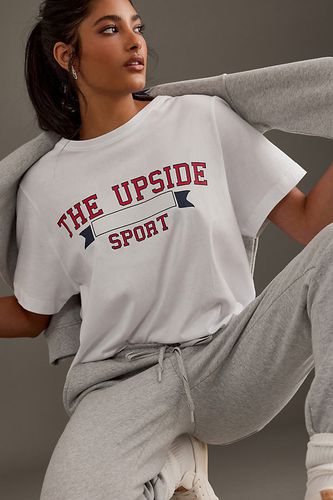 Le t-shirt en coton Jodhi Raquette en White taille: S chez Anthropologie - The Upside - Modalova