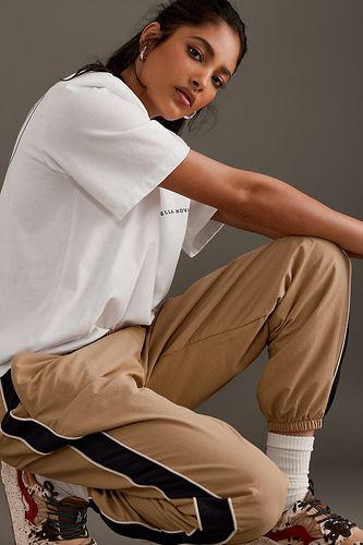 Pantalon de sport cargo à rayures Kendall en Beige taille: S chez Anthropologie - The Upside - Modalova