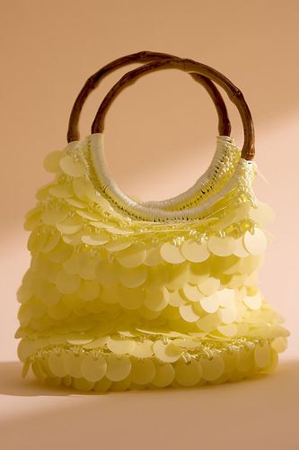Sac à main à paillettes en Yellow - By Anthropologie - Modalova