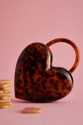 Tort Heart Top Handle Acrylic Evening Bag par - By Anthropologie - Modalova