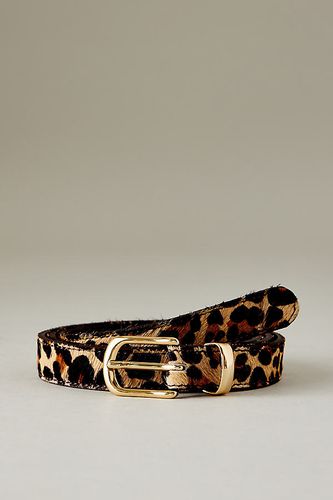 Ceinture en cuir effet poney imprimé animal en Black, taille: S chez - Anthropologie - Modalova