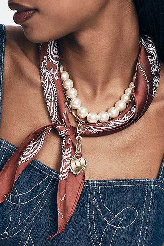 Collier Bandana Perle par - By Anthropologie - Modalova