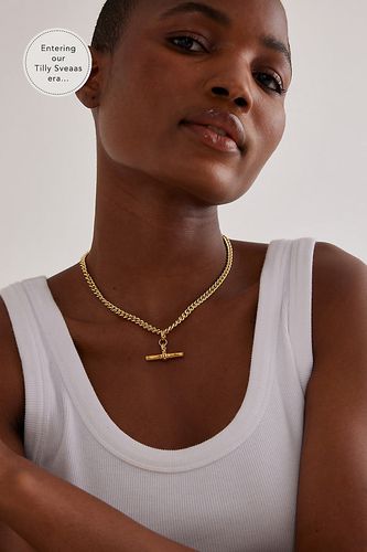 Collier à maillons arrondis et barre plaqué or en Gold taille: XS/tp chez Anthropologie - Tilly Sveaas - Modalova