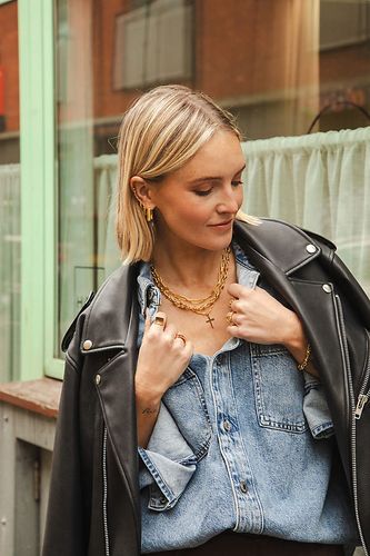 Collier croix Polly Sayer en Gold chez Anthropologie - Daisy London - Modalova