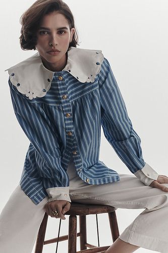 Chemisier à col avec aillets taille: XS chez Anthropologie - Maeve - Modalova