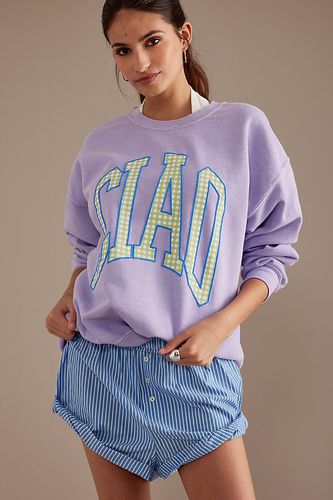 Ciao Oversized Crew Neck Sweatshirt en Purple, taille: XS chez Anthropologie - Maeve - Modalova