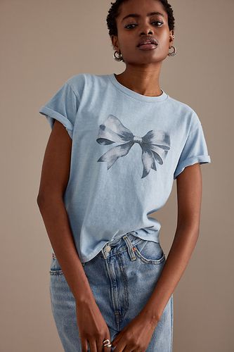 Short-Sleeve Bow Baby T-Shirt en Blue, taille: XS - By Anthropologie - Modalova