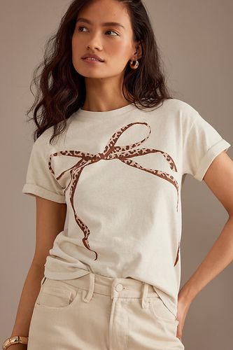 T-shirt imprimé naud léopard, taille: XS chez - Anthropologie - Modalova