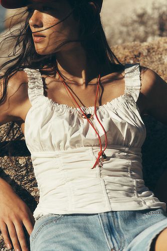 Camisole froncée Cassis en taille: XS chez Anthropologie - Maeve - Modalova
