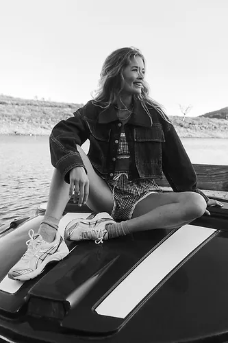 Veste en jean raccourcie Barn en taille: S chez Anthropologie - Pilcro - Modalova