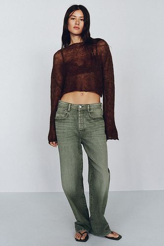 Jean Celeste Boyfriend Taille-Mi-Haute Décontracté Jambe-Droite par en , taille: 25 chez Anthropologie - Pilcro - Modalova
