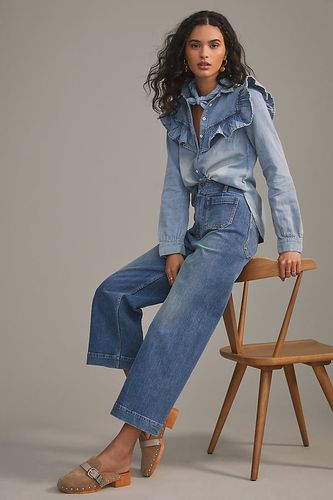 Le Skipper Jeans Larges Raccourcis en Blue, taille: 32 chez Anthropologie - Pilcro - Modalova