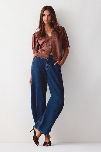 Les jeans Mollie à taille basse coupe baril par en , taille: 25 - By Anthropologie - Modalova