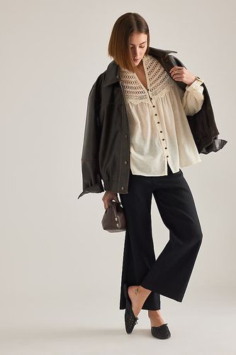 Le Pantalon Large Raccourci Colette par : Édition Lin en taille: 25 chez Anthropologie - Maeve - Modalova