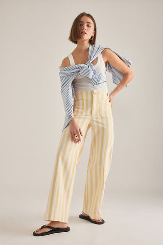 Pantalon Large Pleine Longueur Rayé Colette par taille: 28 PETITE chez Anthropologie - Maeve - Modalova
