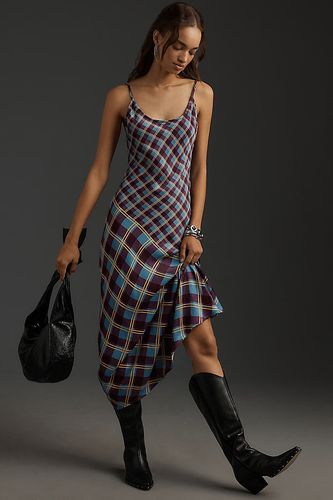 Elva Printed Midi Slip Dress en Purple taille: XS chez Anthropologie - Conditions Apply - Modalova