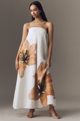 Robe longue en lin sans bretelles Parisa taille: Uk 10 chez Anthropologie - Significant Other - Modalova