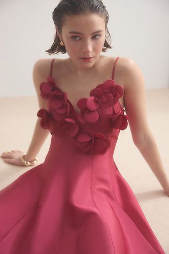 Robe midi Rosie à fleurs 3D en taille: Uk 6 - By Anthropologie - Modalova