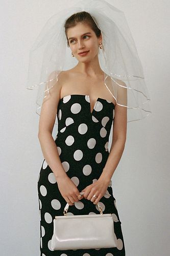 Robe midi bustier en lin à col plongeant taille: XS - By Anthropologie - Modalova