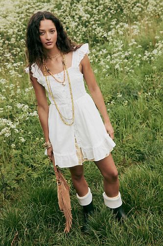 La mini-robe à col carré Peregrine par en taille: M - By Anthropologie - Modalova