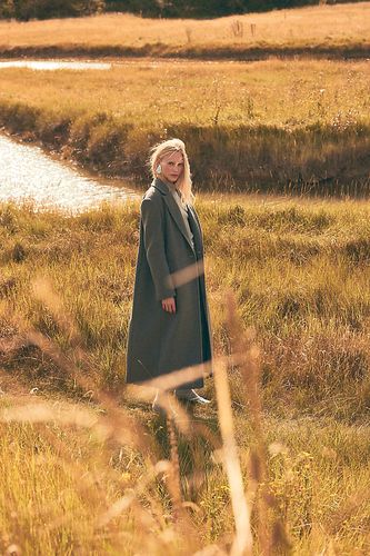 Manteau en laine mélangée taille: Uk 10 - By Anthropologie - Modalova