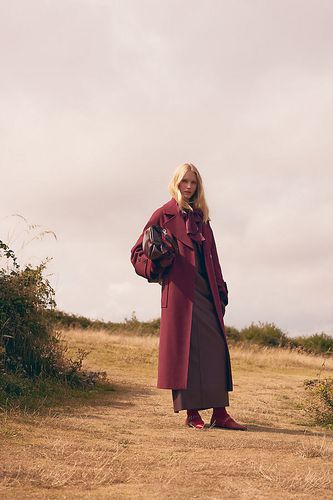 Manteau surdimensionné en mélange de laine taille: Uk 10 - By Anthropologie - Modalova