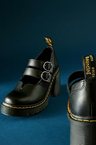 Chaussures Mary Jane en cuir à talons Eviee en Black, taille: Uk 4 chez Anthropologie - Dr. Martens - Modalova