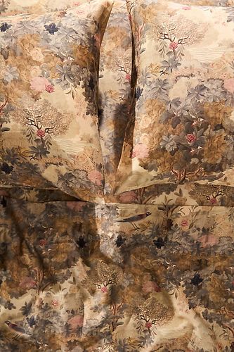 Ensemble de draps imprimés en satin de coton biologique en Beige taille: King eu chez - Anthropologie - Modalova
