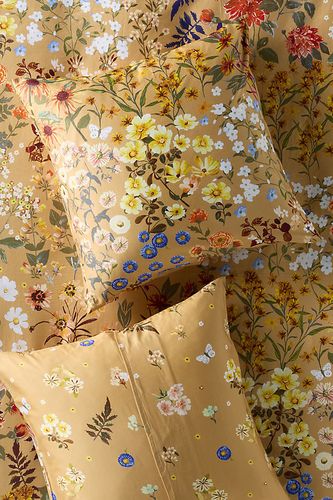 Taie d'oreiller carrée en satin bio Halley en chez Anthropologie - Maeve - Modalova