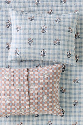 Taies d'oreiller en coton à motif floral Anja, ensemble de 2 en chez - Anthropologie - Modalova