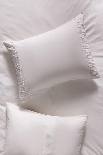 Taie d'oreiller en coton biologique Maize, lot de 2 en White chez - Anthropologie - Modalova