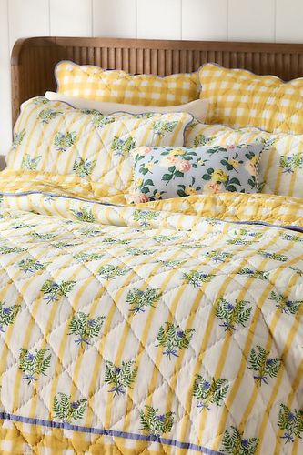 Couvre-lit matelassé imprimé Iluka taille: Eu kng qlt chez - Anthropologie - Modalova