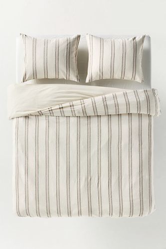 Housse de couette en lin et coton teint en fil chez - Anthropologie - Modalova