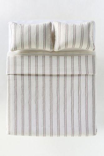 Couvre-lit en lin et coton teint en fil taille: Eu kng qlt chez - Anthropologie - Modalova