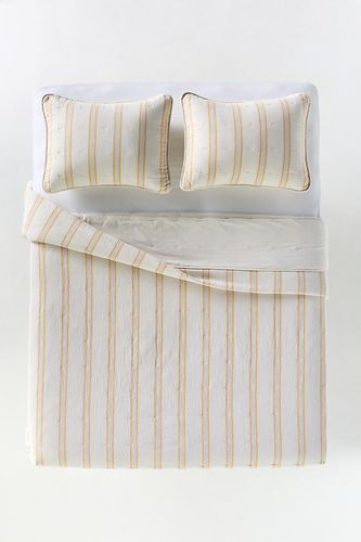 Couvre-lit en lin et coton teint en fil taille: Eu kng qlt chez - Anthropologie - Modalova