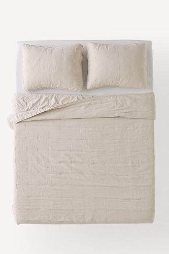Couvre-lit en lin et coton teint en fil en taille: Eu kng qlt chez - Anthropologie - Modalova
