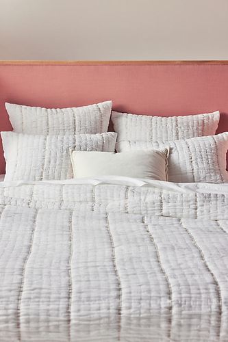 Couvre-lit matelassé en gaze de coton à rayures en taille: Eu kng qlt chez - Anthropologie - Modalova