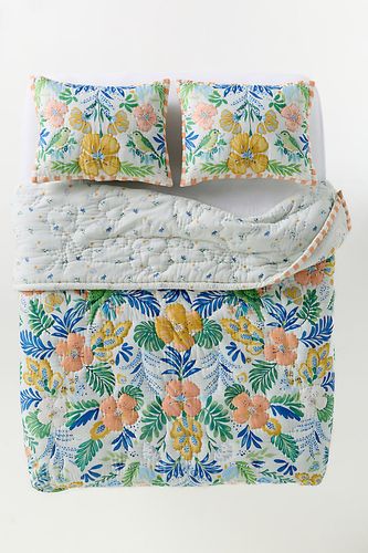 Collection de couvre-lits matelassés imprimés en voile de coton 100% taille: Eu kng qlt chez - Anthropologie - Modalova