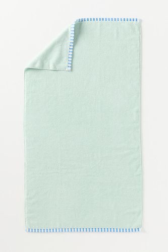 Collection de Serviettes en Coton Doux Sloane avec Bordure Rayée en chez - Anthropologie - Modalova