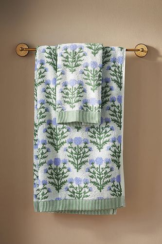 Eudora Cotton Towel Collection en Blue chez - Anthropologie - Modalova