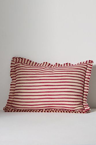 Luxe Linen Blend Cushion chez - Anthropologie - Modalova
