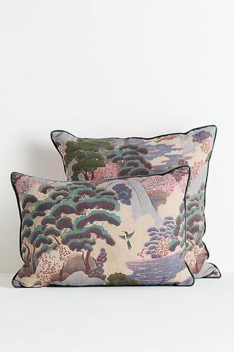 Coussin imprimé en coton-lin Merve Kahraman par en Purple taille: 20 in sq chez Anthropologie - Merve Kahraman Design - Modalova