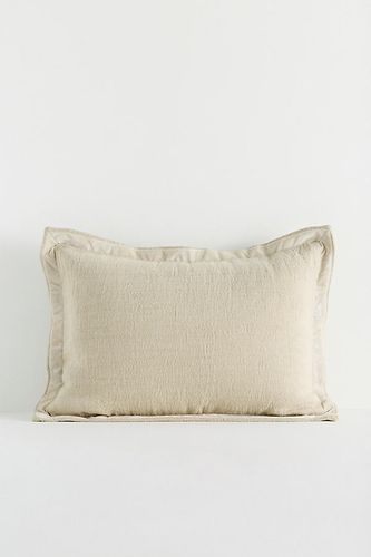 Coussin en velours de lin bordé Emory taille: 14" x 20" - By Anthropologie - Modalova
