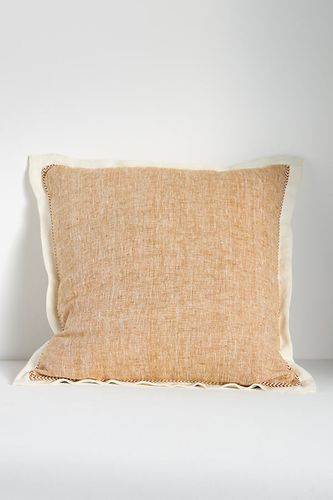 Coussin Brodé en Lin Lucy en taille: 20 in sq chez - Anthropologie - Modalova