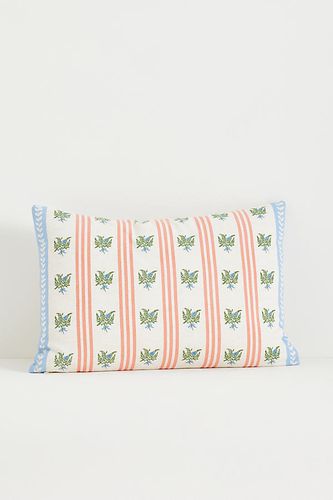 Tess Cotton-Linen Cushion en Orange taille: 14" x 30" chez - Anthropologie - Modalova