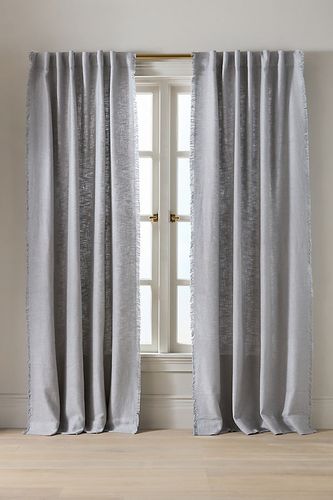 Rideau en mélange de lin de luxe taille: 50 x 84 chez - Anthropologie - Modalova