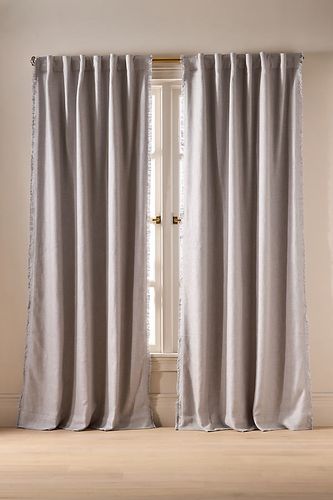 Luxe Linen Blend Blackout Curtain taille: 50 x 84 chez - Anthropologie - Modalova