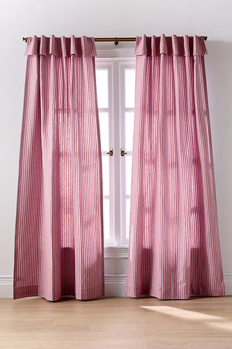 Cantonnière rayée Elin en coton et lin tissé taille: 50 x 84 chez - Anthropologie - Modalova