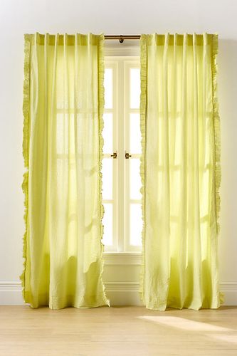 Rideau à volants en coton seersucker en taille: 50 x 84 chez - Anthropologie - Modalova